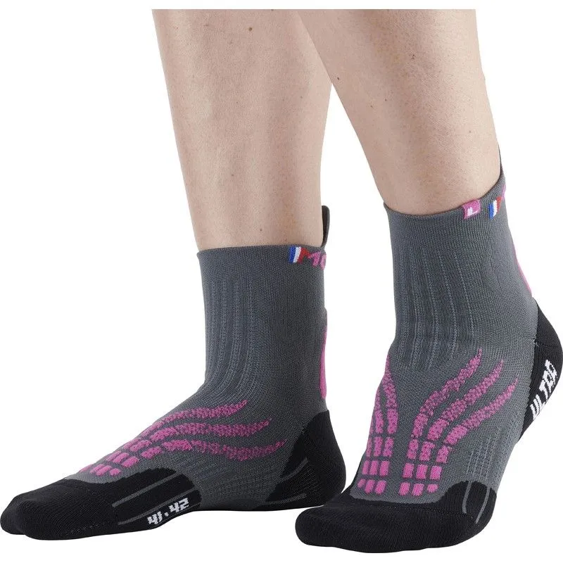 Calcetines Trail/Running Monnet Run Ultra (GREY PINK)