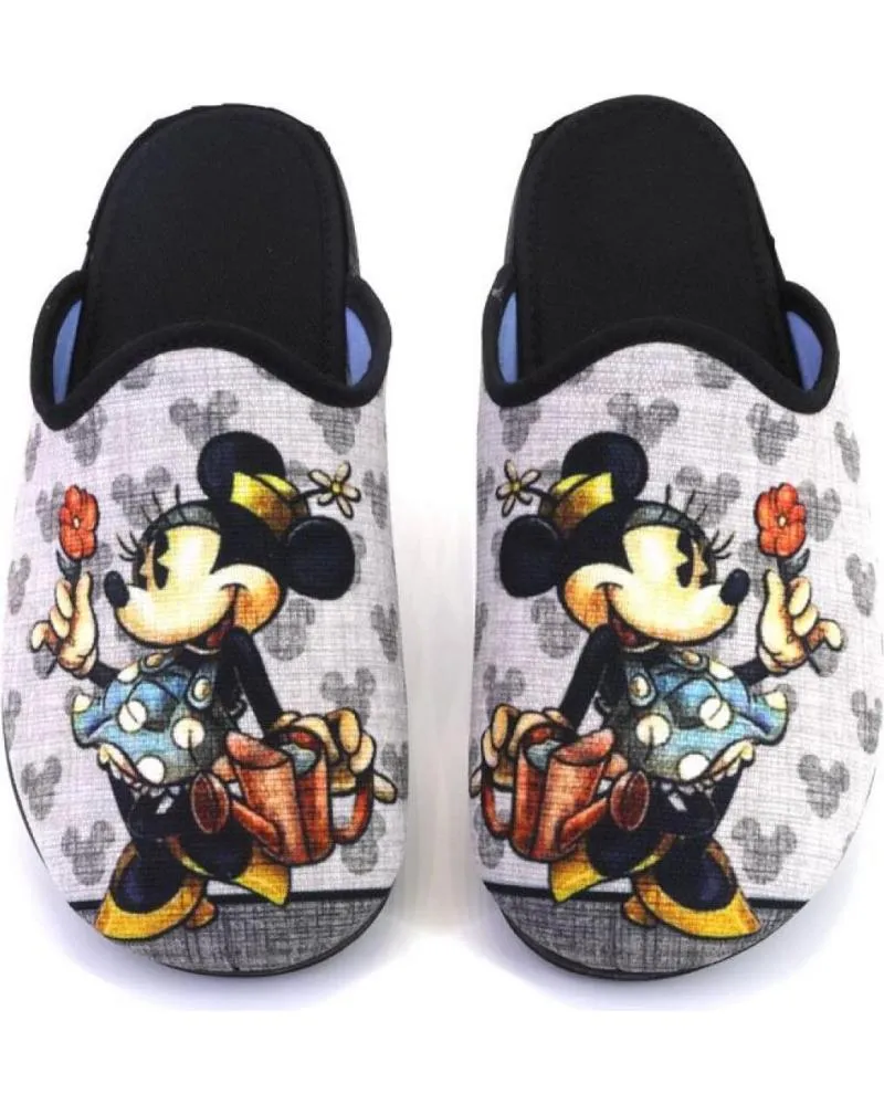 Calzado de casa   de Mujer CARMELO RODRIGUEZ 861 ZAPATILLAS DE CASA DE MUJER  NEGRO