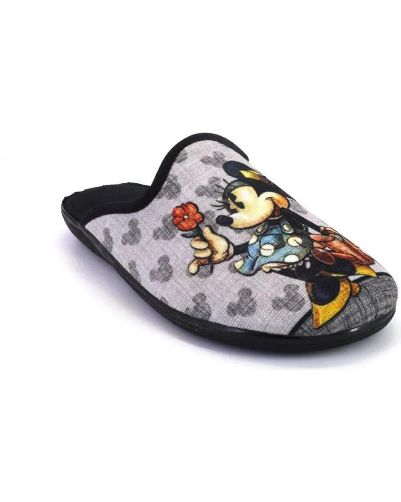 Calzado de casa   de Mujer CARMELO RODRIGUEZ 861 ZAPATILLAS DE CASA DE MUJER  NEGRO