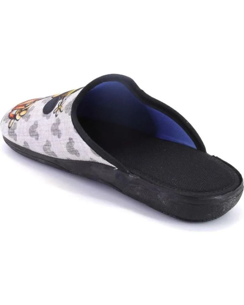 Calzado de casa   de Mujer CARMELO RODRIGUEZ 861 ZAPATILLAS DE CASA DE MUJER  NEGRO