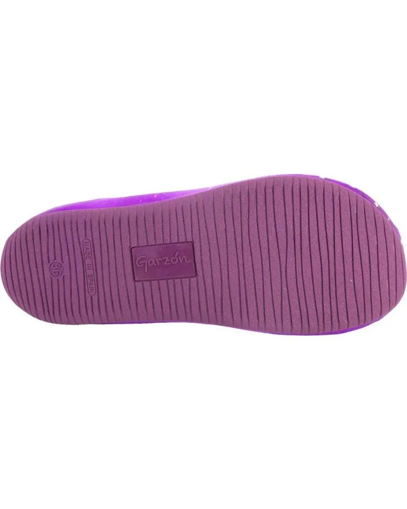Calzado de casa GARZON  de Mujer 15345 246 ZAPATILLAS DE CASA DE MUJER  MORADO