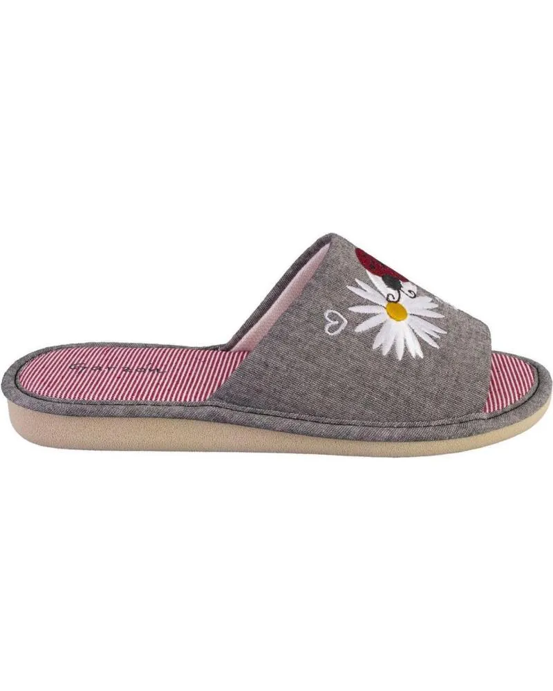 Calzado de casa GARZON  de Mujer P430 119 ZAPATILLAS DE CASA DE MUJER  NEGRO