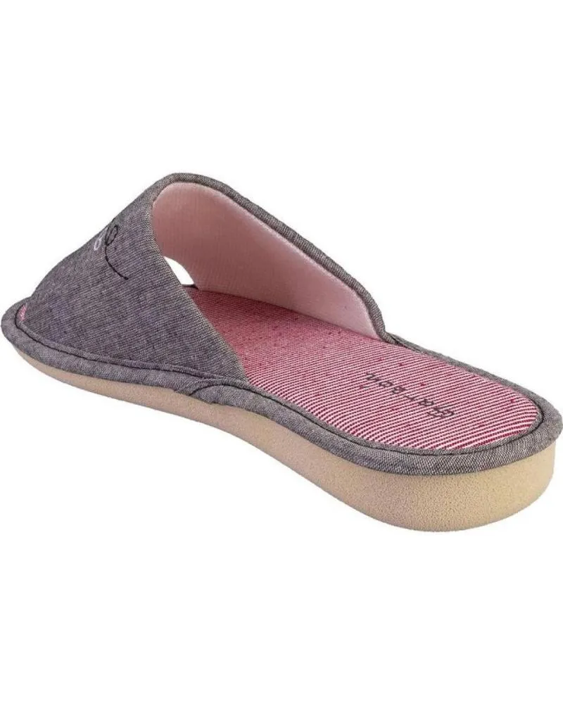 Calzado de casa GARZON  de Mujer P430 119 ZAPATILLAS DE CASA DE MUJER  NEGRO