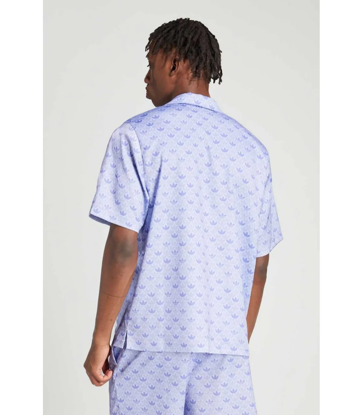 Camisa Adidas Originals Mono Satin Azul