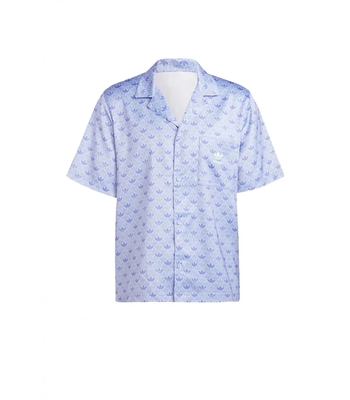 Camisa Adidas Originals Mono Satin Azul