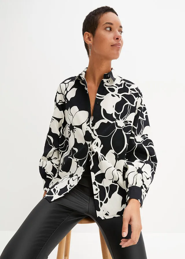 CAMISA BLANCO LANANEGRO ESTAMPADO