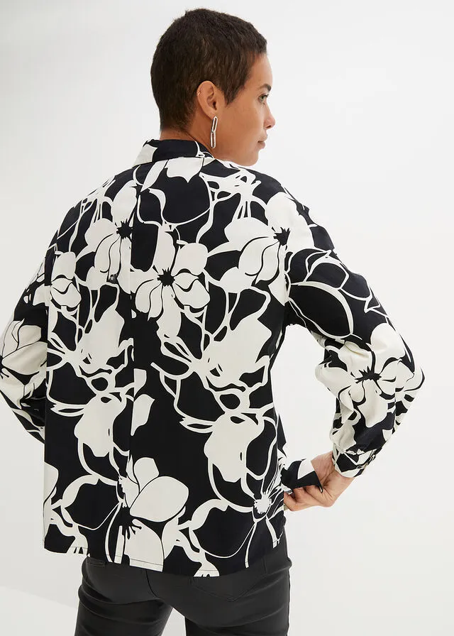 CAMISA BLANCO LANANEGRO ESTAMPADO