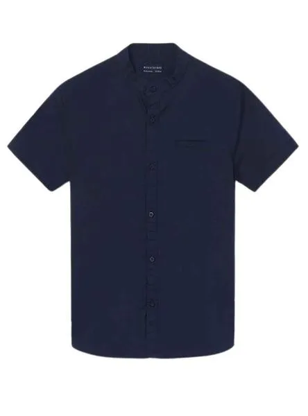Camisa Mayoral Cuello Mao Marino para Niño