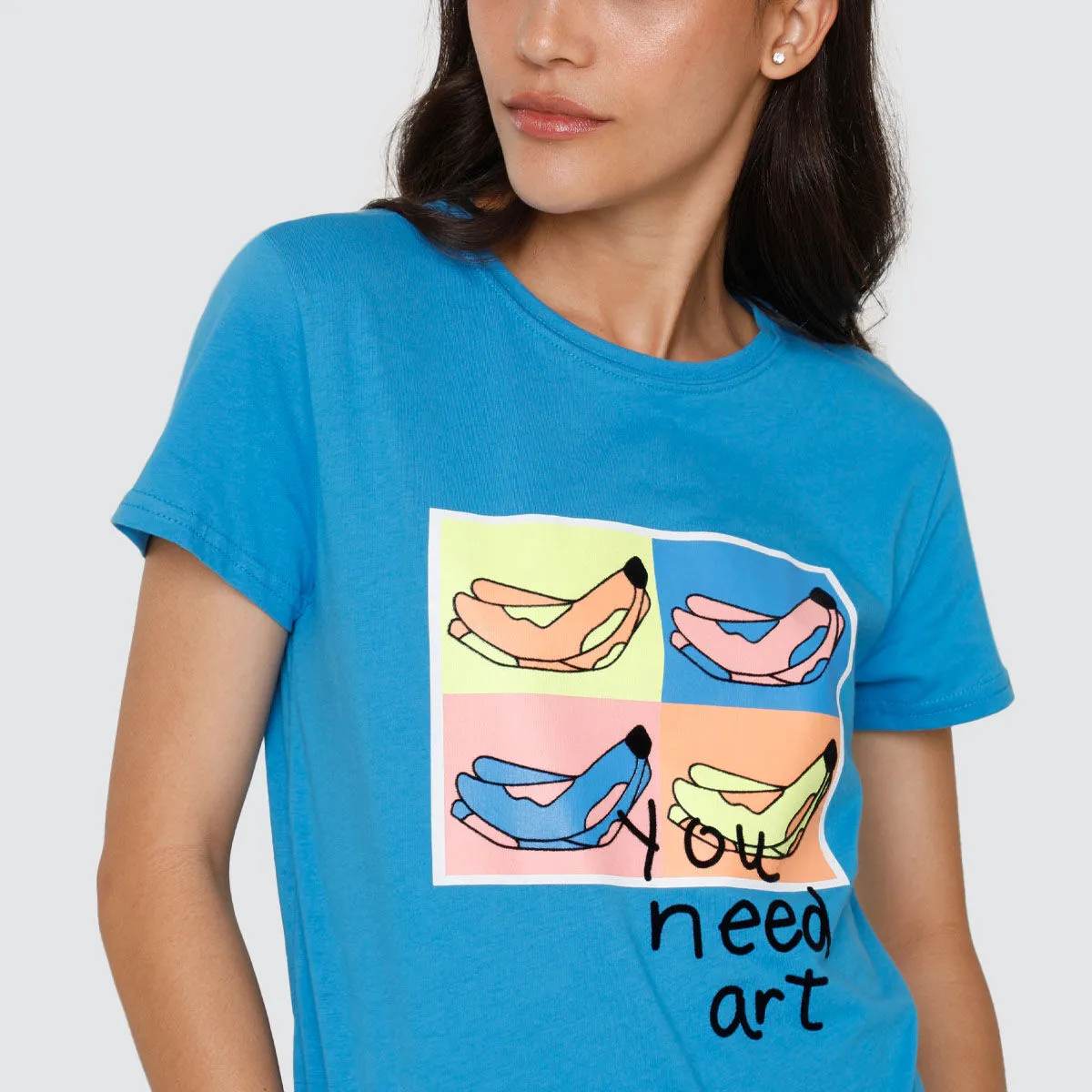 Camiseta Con Estampado de Dibujos