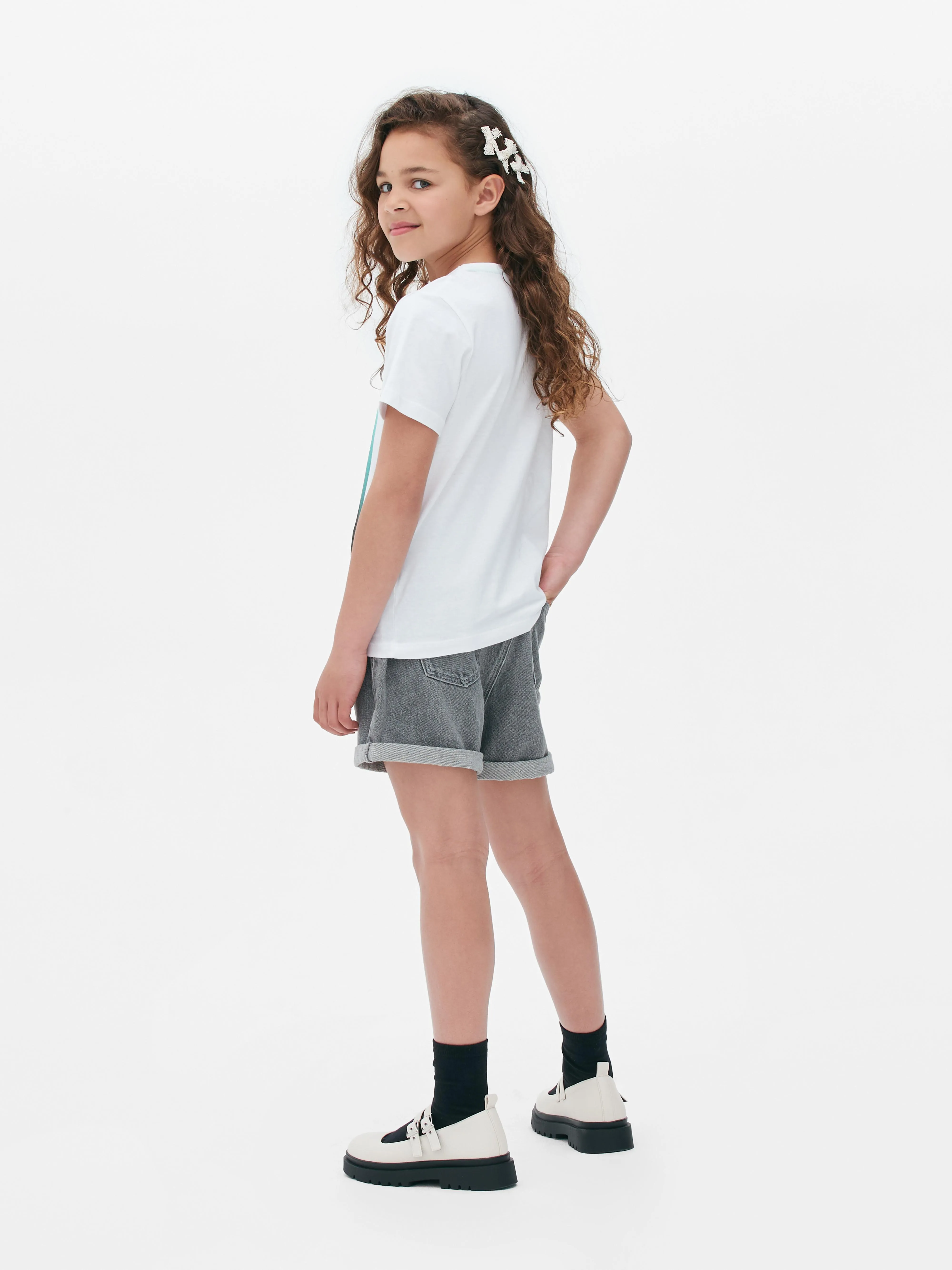 Camiseta con estampado gráfico de Miércoles Addams