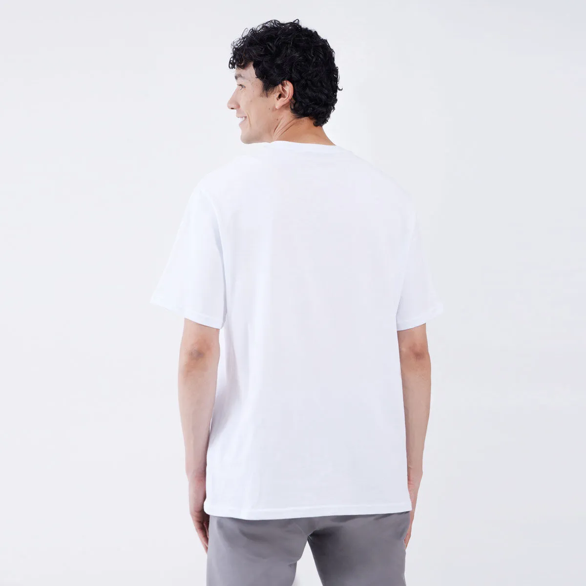 Camiseta Cuello Redondo Con Estampado