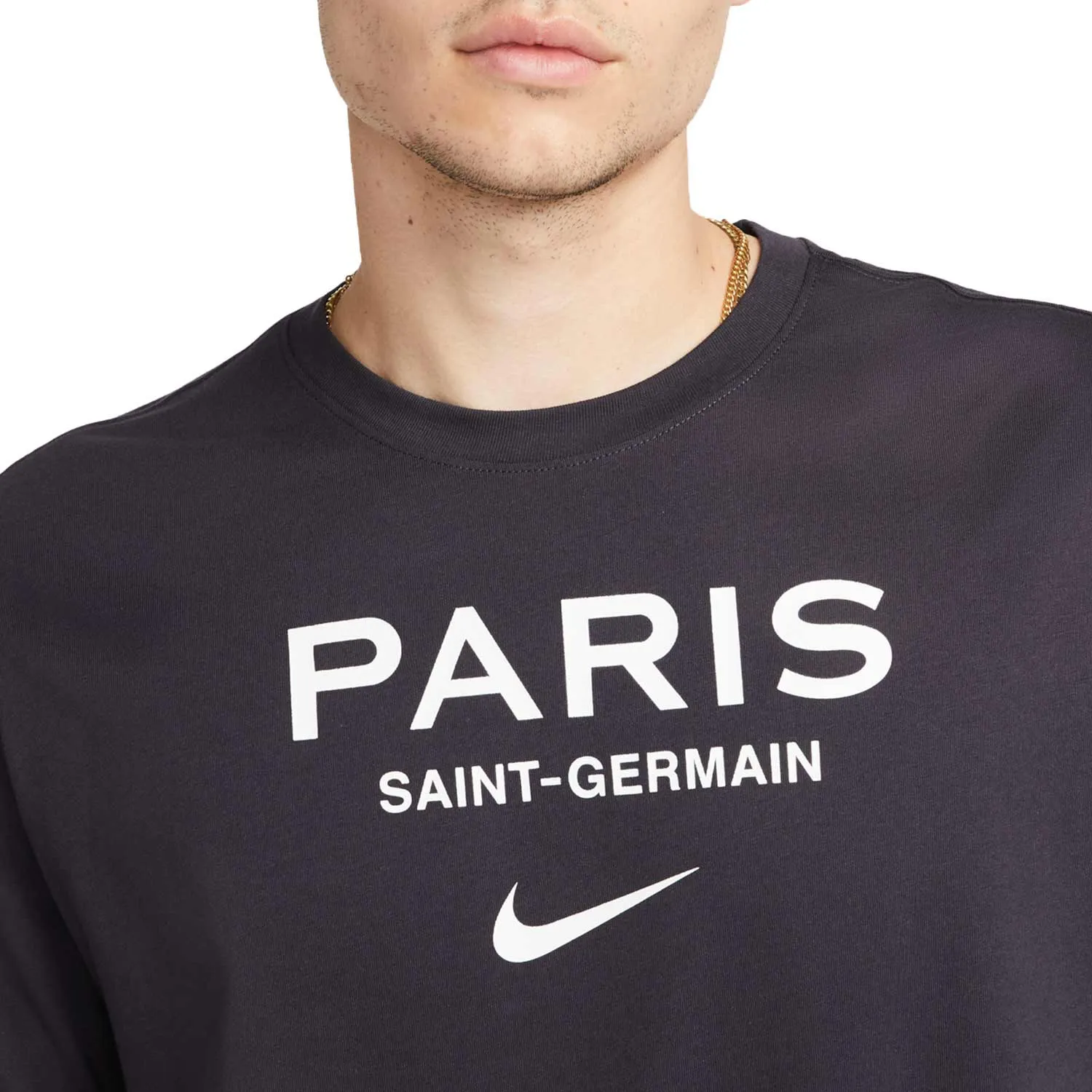 Camiseta de algodón Nike PSG Swoosh