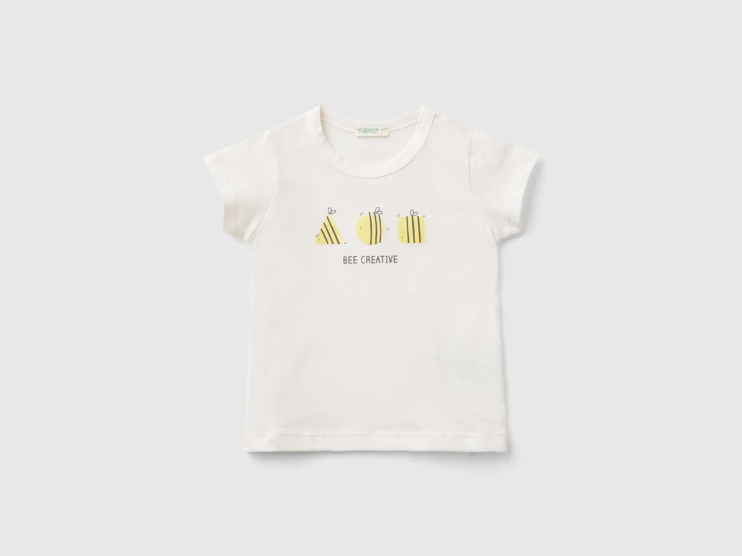 Camiseta de manga corta de 100 % algodón orgánico