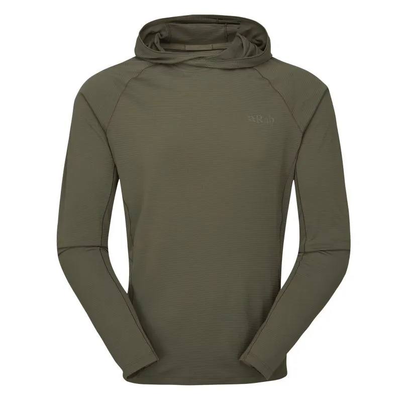 Camiseta de manga larga Rab Sonic Hoody (caqui claro)