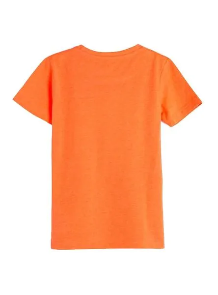 camiseta mayoral summer naranja para niño