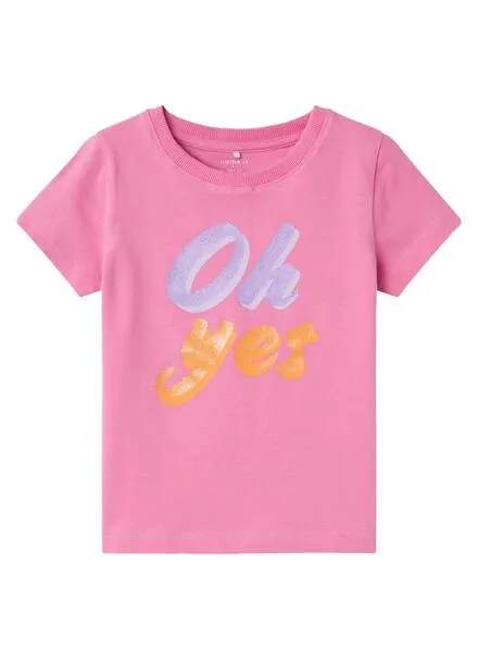Camiseta Name It Hanne Rosa Para Niña