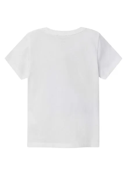 Camiseta Name It Junikka Blanco Para Niña