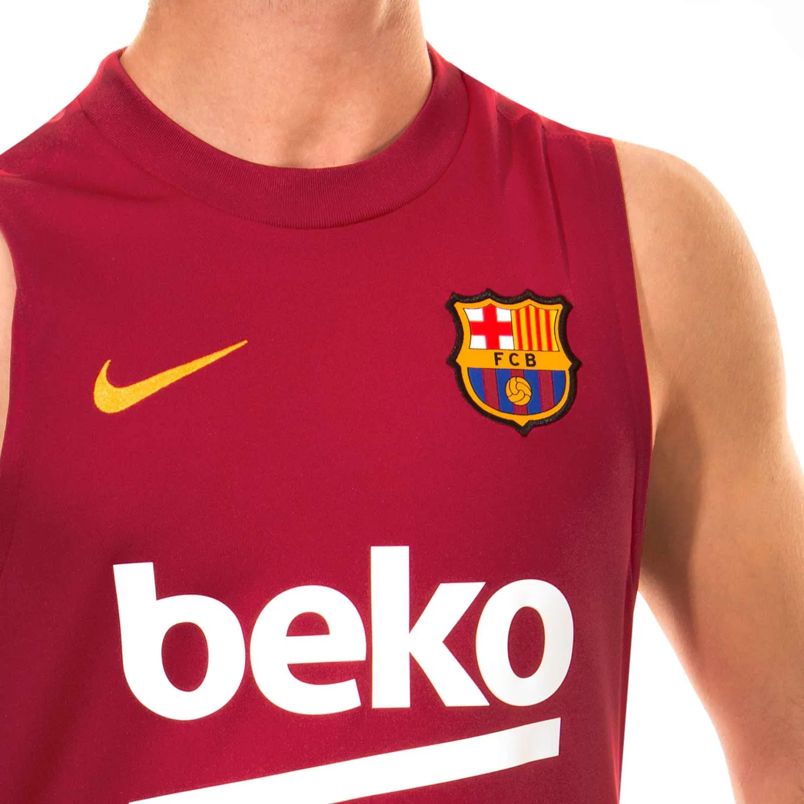 Camiseta Nike Barcelona entreno 2020 2021 Strike