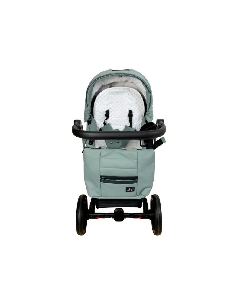 CARRO TRIO RIMINI ECOPIEL VERDE