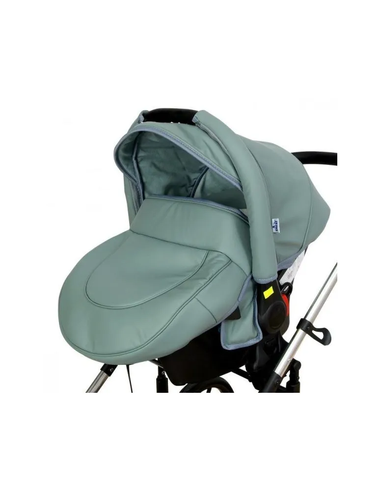 CARRO TRIO RIMINI ECOPIEL VERDE
