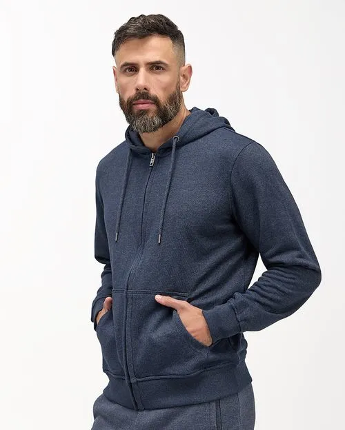 Casaca Hombre Carlos Core Azul Poly