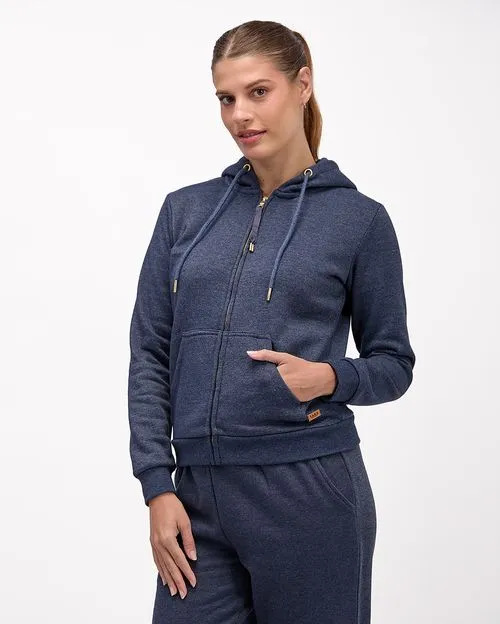 Casaca Mujer Maria Core Azul Poly