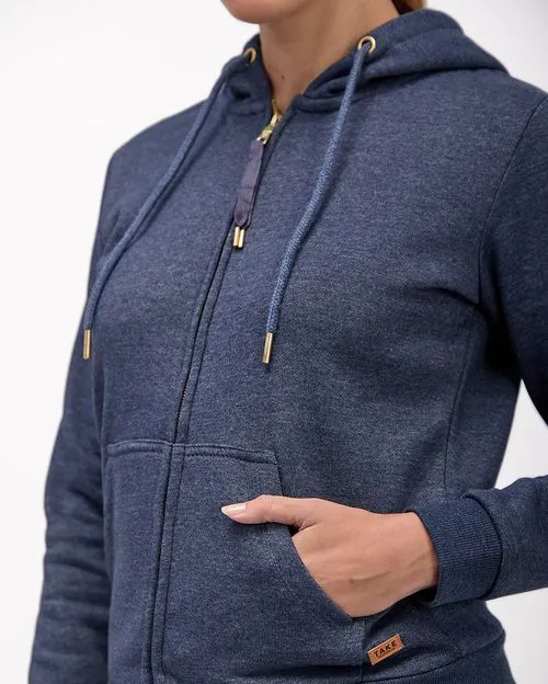 Casaca Mujer Maria Core Azul Poly