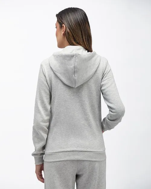 Casaca Mujer Maria Core Gris Fit Poly