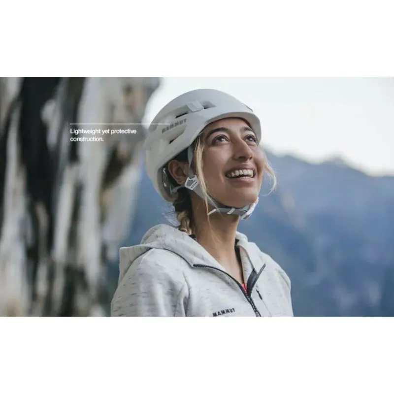 Casco de escalada para mujer Mammut Crag Sender Helmet (White)
