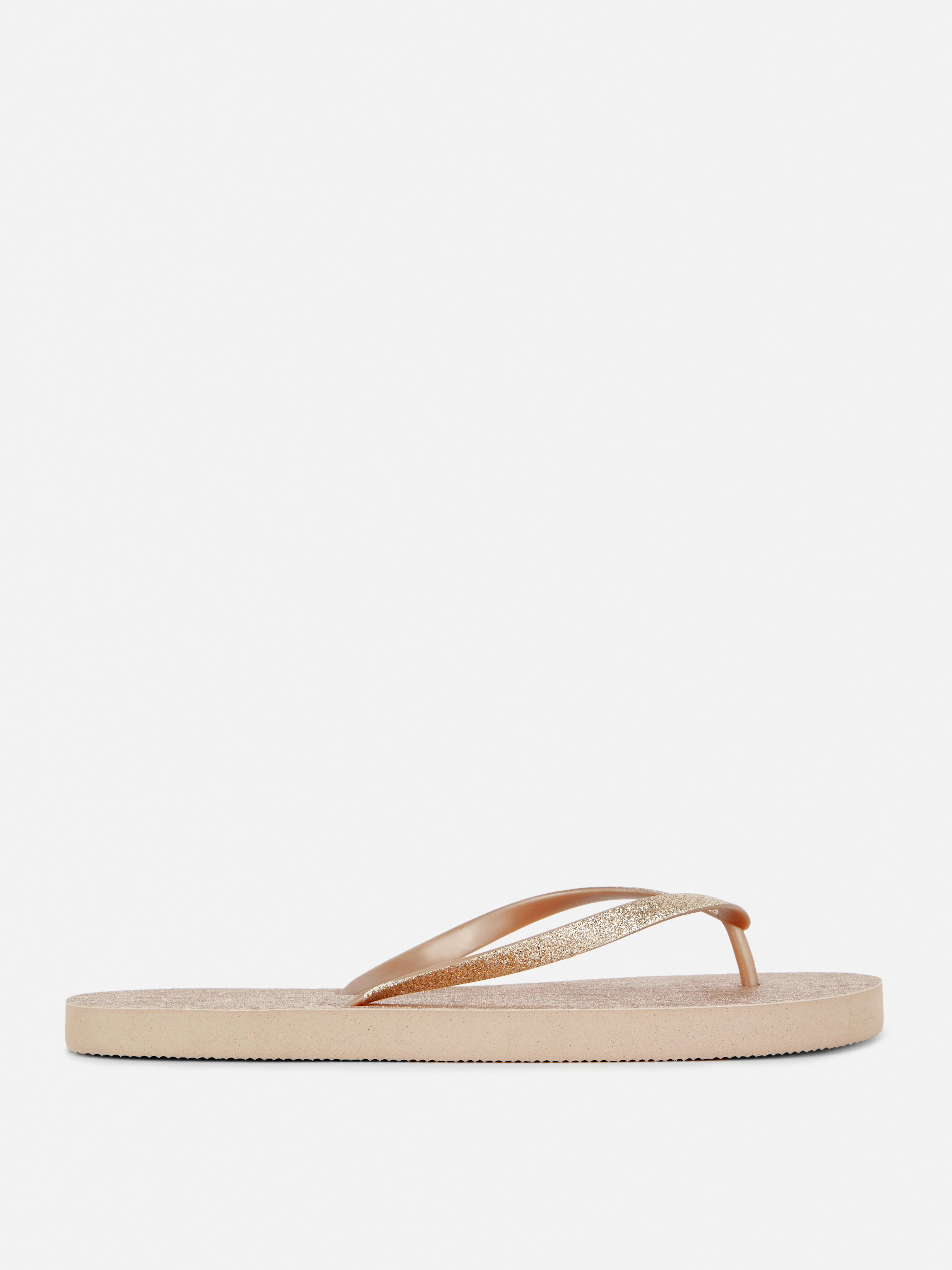 Chanclas brillantes metalizadas