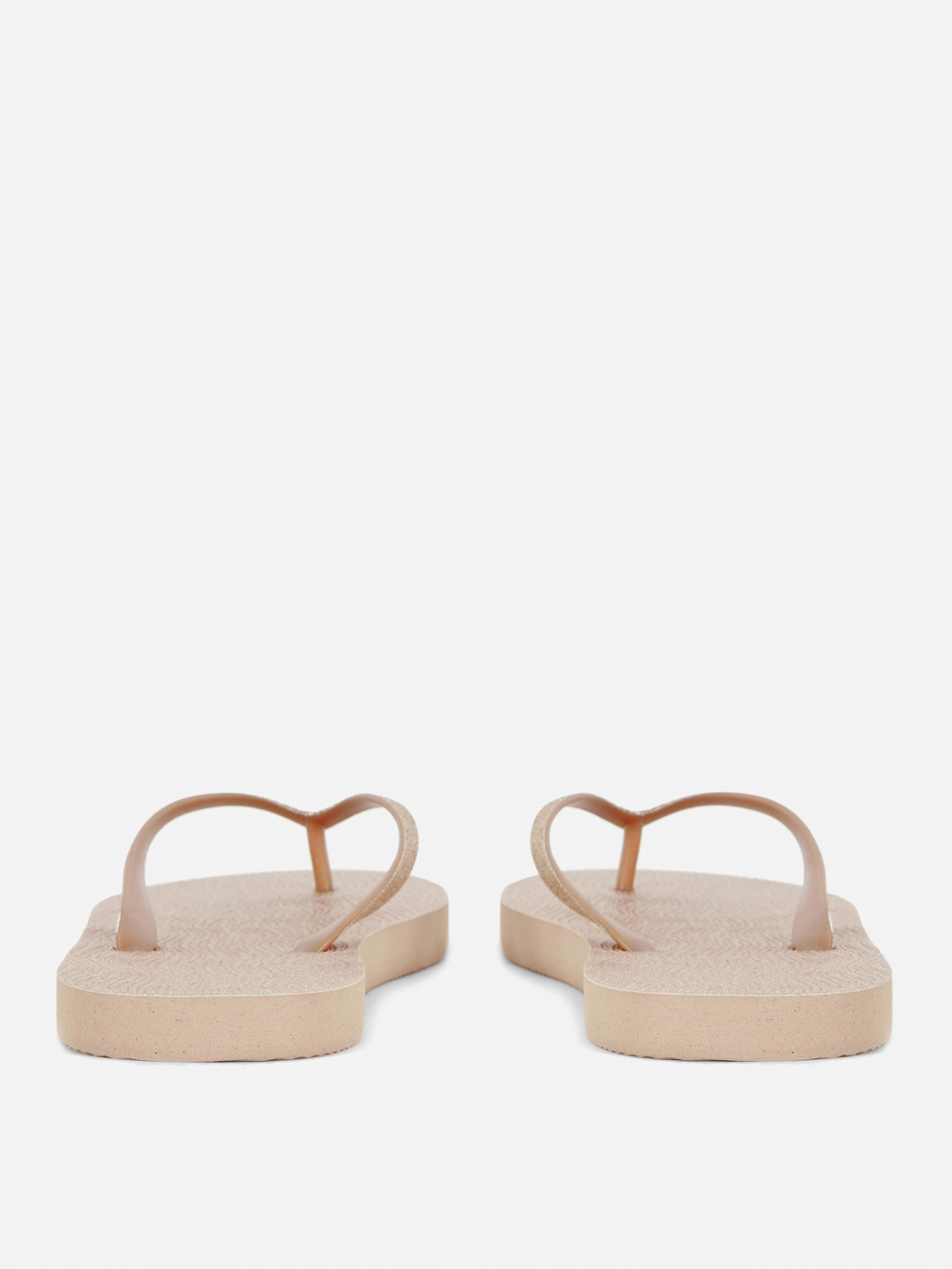 Chanclas brillantes metalizadas