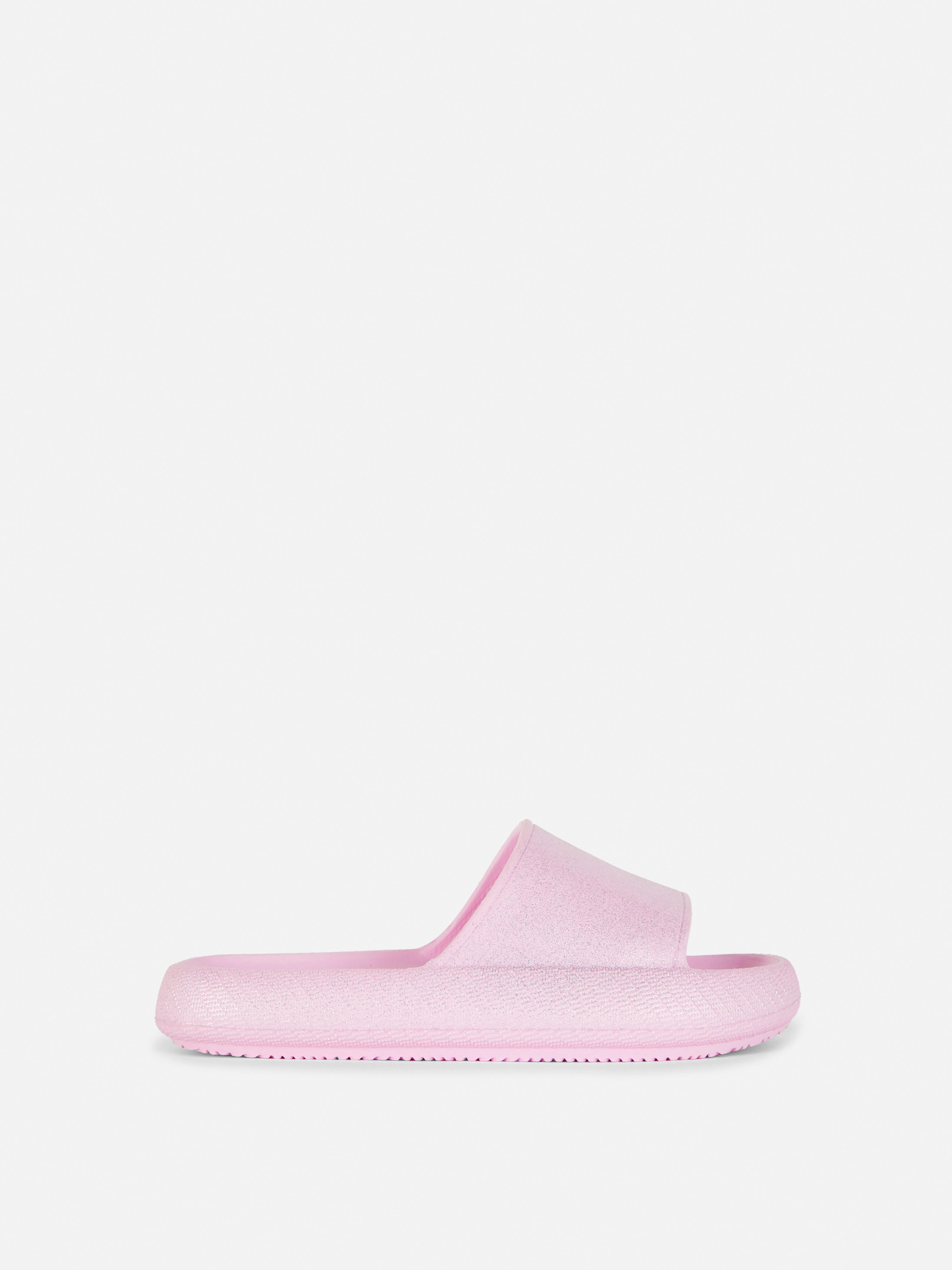 Chanclas de piscina con purpurina