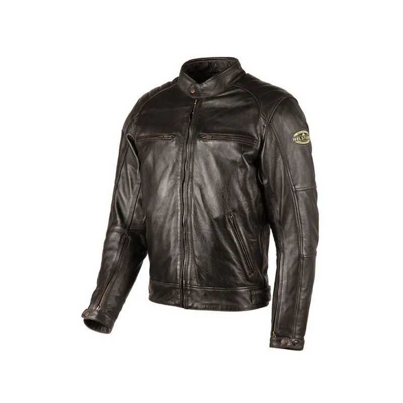 Chaqueta Helstons PISTA Oldies Brown