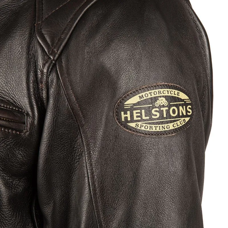 Chaqueta Helstons PISTA Oldies Brown