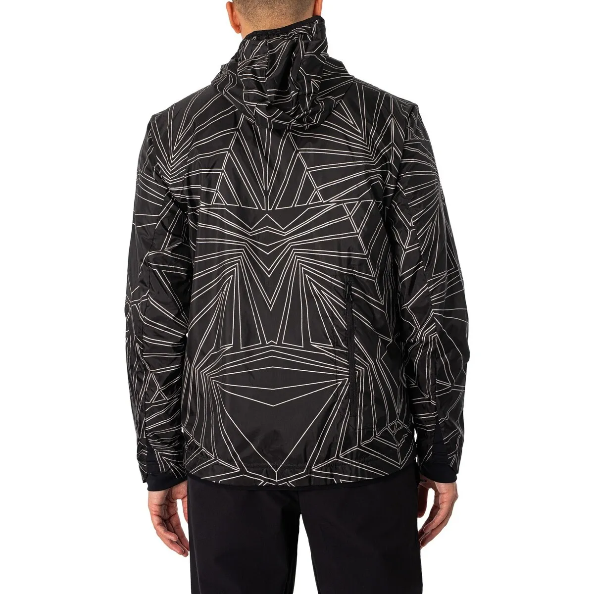 Chaqueta Ligera Con Estampado Y Logo