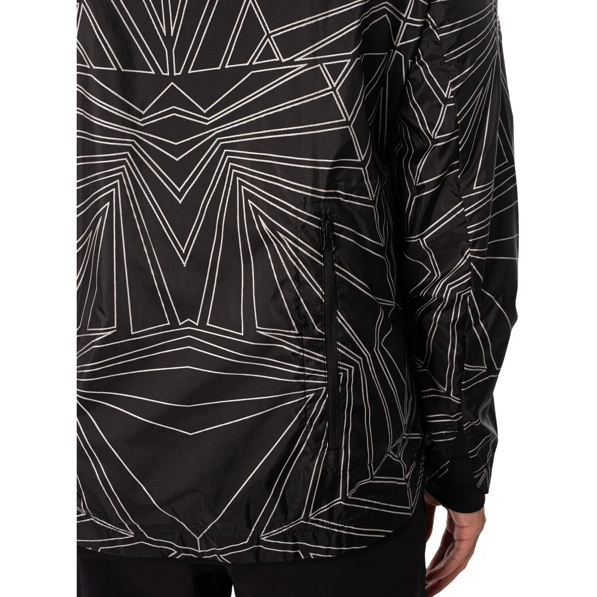 Chaqueta Ligera Con Estampado Y Logo