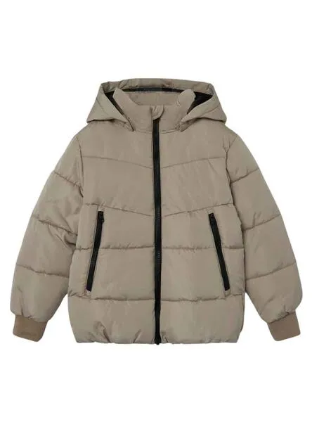 Chaqueta Name It Music Puffer Beige para Niño
