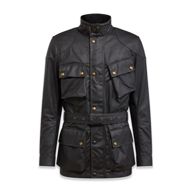 CHAQUETA TRIALMASTER PRO WAX10OZ BLACKBELSTAFF