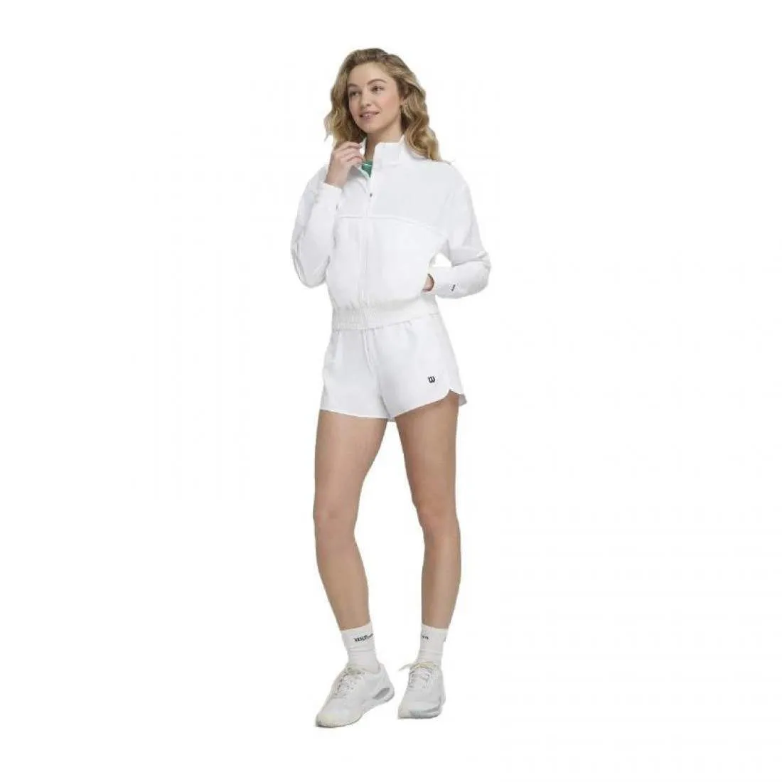 Chaqueta Wilson Team Warm Up Blanco Mujer | Wilson