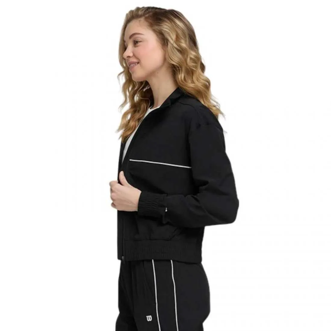 Chaqueta Wilson Team Warm Up Negro Mujer | Wilson