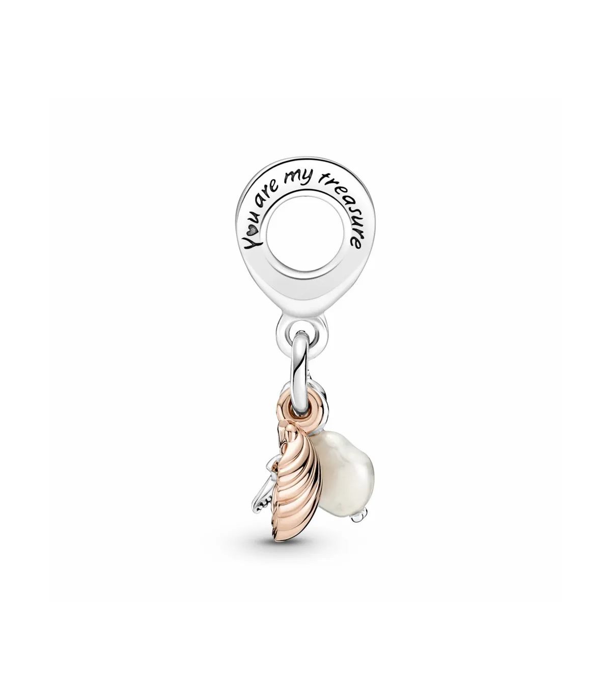 CHARM COLGANTE PANDORA TRIPLE CONCHA, PERLA CULTIVADA AGUA DULCE Y ESTRELLA DE MAR  781690C01