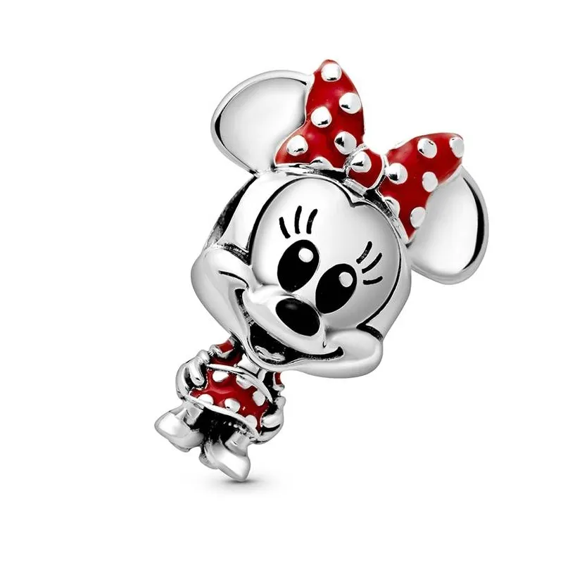 Charm Minnie Mouse con Vestido y Lazo de lunares de Disney 798880C02