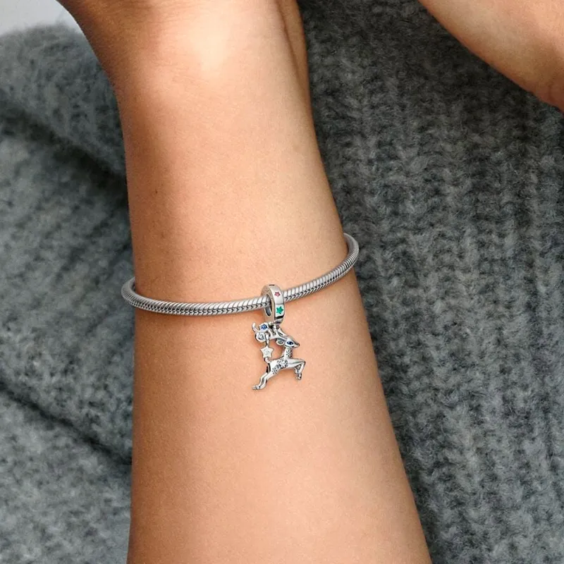 Charm Pandora Colgante Reno de Navidad Mágico 792826C01