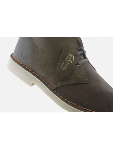 CLARKS BOTAS DESERT HOMBRE  VERDE