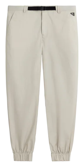 CLIMB - Pantalón recto de mezcla de algodón en beige