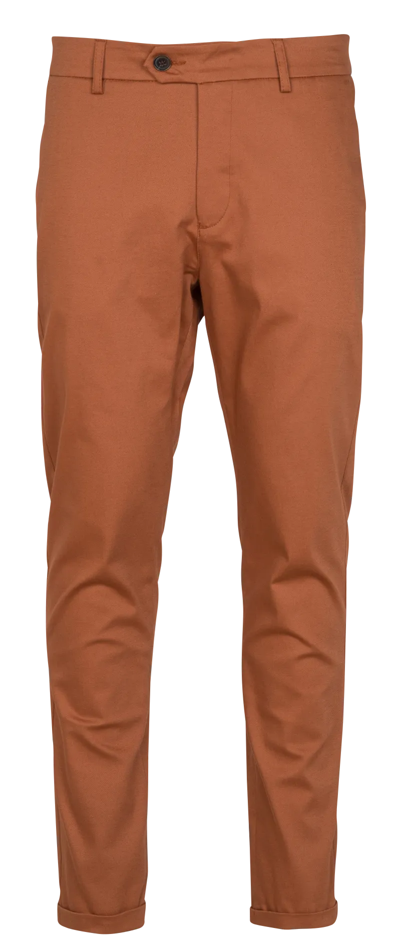 COMO  PANTALóN CHINO SLIM FIT DE ALGODóN ELáSTICO EN NARANJA