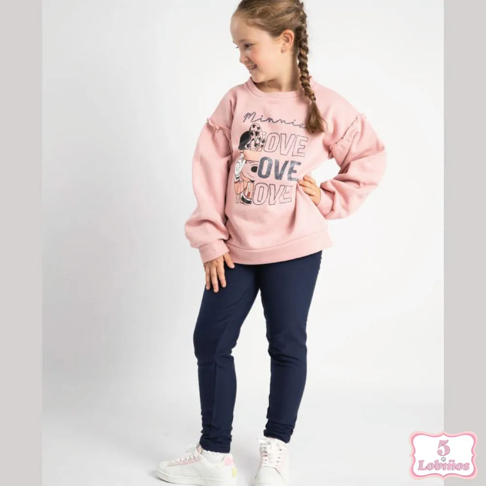 CONJUNTO NIÑA MINNIE LOVE