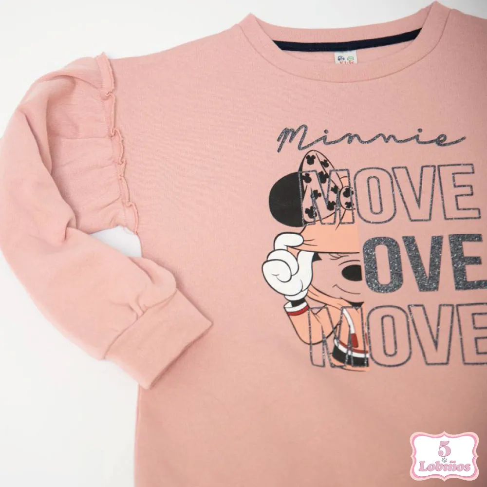 CONJUNTO NIÑA MINNIE LOVE