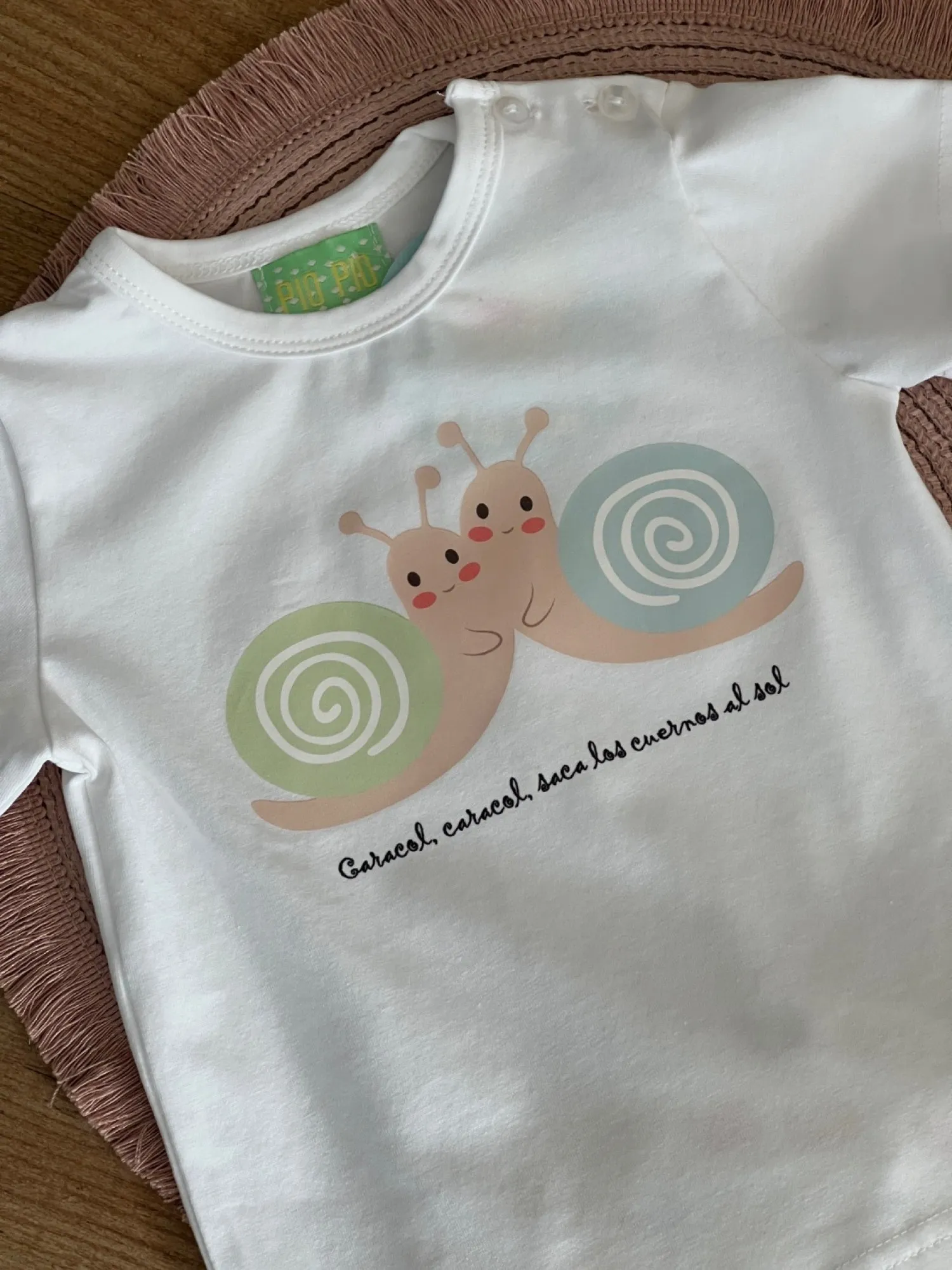 Conjunto para niño colección Caracoles de Pio Pio