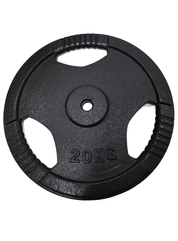 Disco de Acero Urbanfit con Asas 20 kg Negro